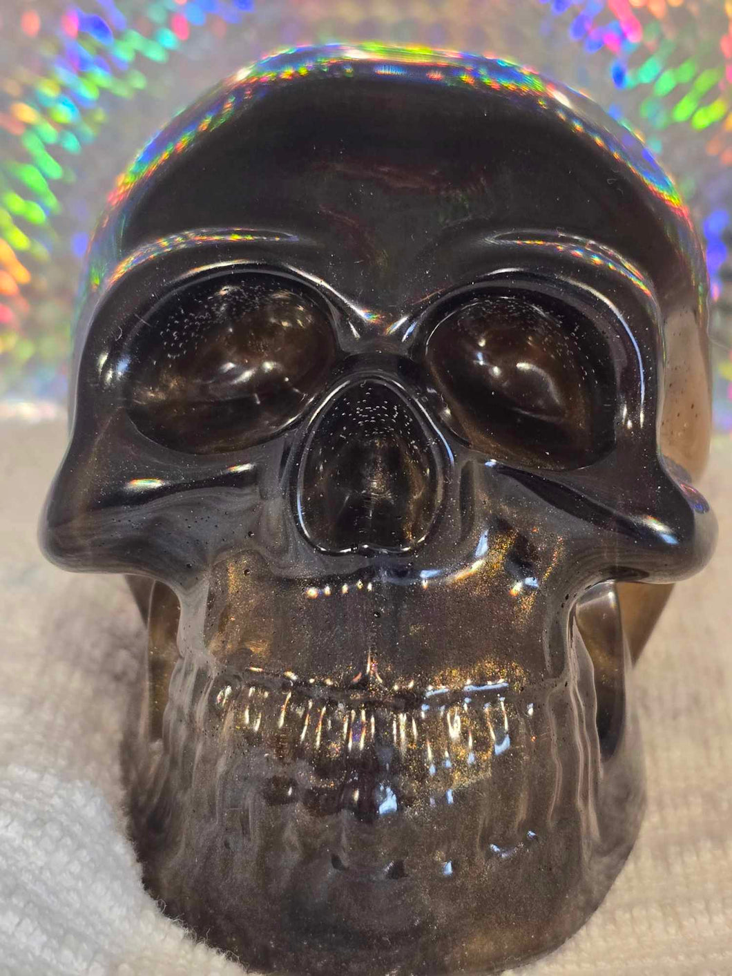 Handcrafted Resin Skulls