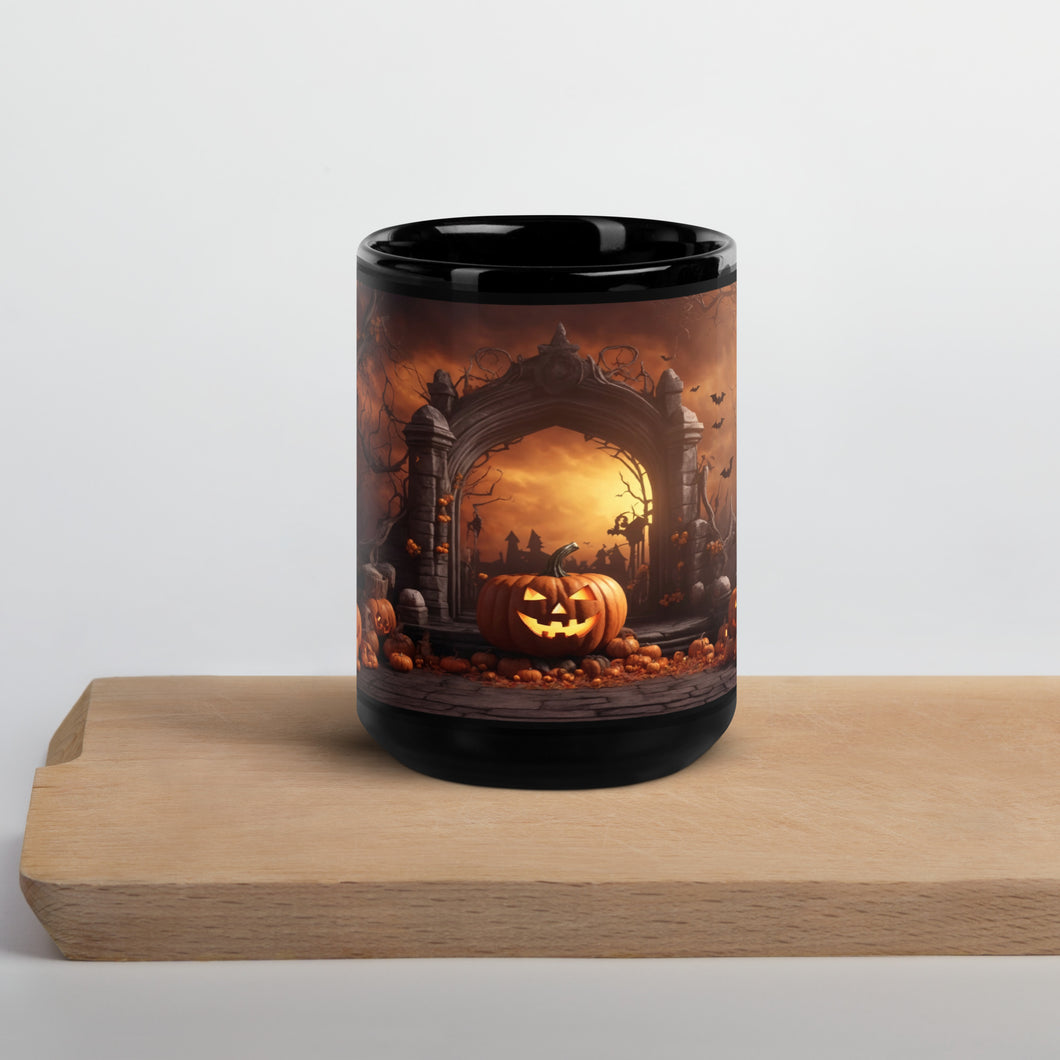 Great Pumpkin black Glossy Mug