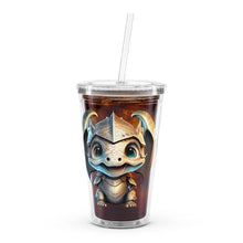 Load image into Gallery viewer, Dragons Rule clear plastic tumbler
