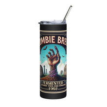 Load image into Gallery viewer, Zombie Brew stainless steel tumbler
