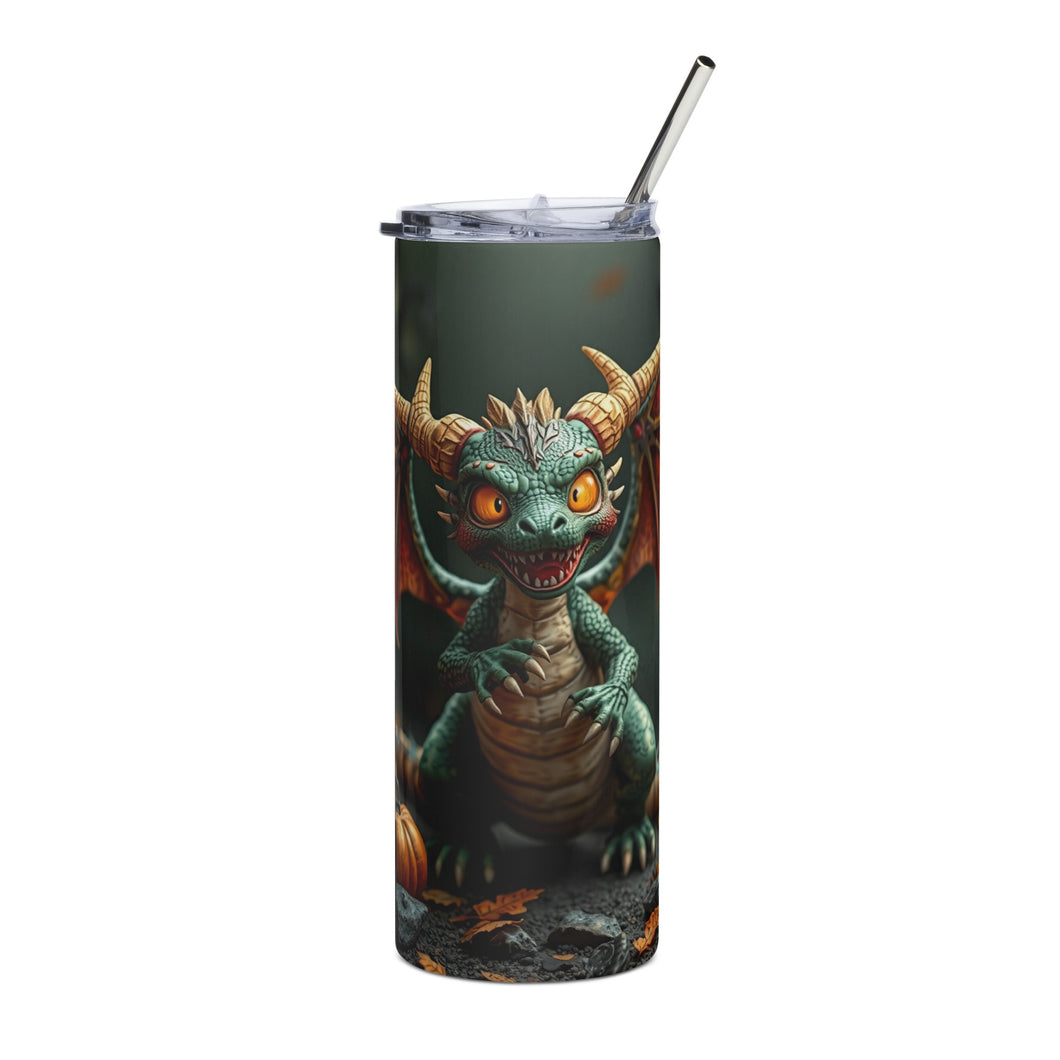 Halloween Dragon Stainless steel tumbler