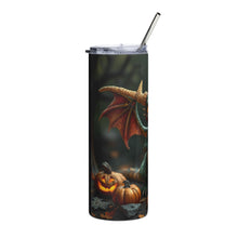 Load image into Gallery viewer, Halloween Dragon Stainless steel tumbler
