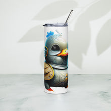 Load image into Gallery viewer, Armored Duckie stainless steel tumbler
