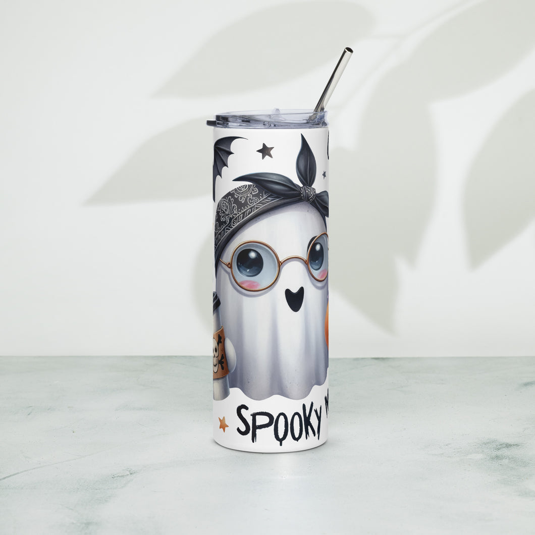 One Spooky Mama stainless steel tumbler