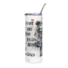 Load image into Gallery viewer, Little Murder Girl stainless steel tumbler
