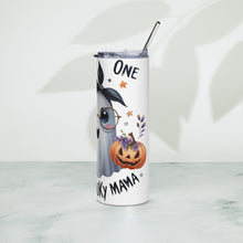 Load image into Gallery viewer, One Spooky Mama stainless steel tumbler
