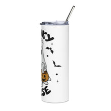 Load image into Gallery viewer, Spooky Nurse stainless steel tumbler
