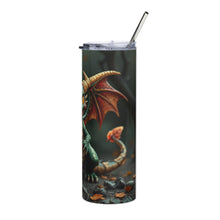 Load image into Gallery viewer, Halloween Dragon Stainless steel tumbler
