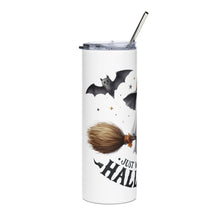 Load image into Gallery viewer, Just Waiting for Halloween stainless steel tumbler
