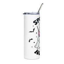 Load image into Gallery viewer, Spooky Nurse stainless steel tumbler
