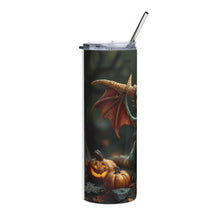 Load image into Gallery viewer, Halloween Dragon Stainless steel tumbler
