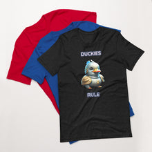 Load image into Gallery viewer, Duckies Rule unisex t-shirt
