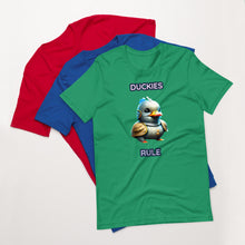 Load image into Gallery viewer, Duckies Rule unisex t-shirt
