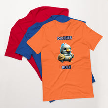 Load image into Gallery viewer, Duckies Rule unisex t-shirt
