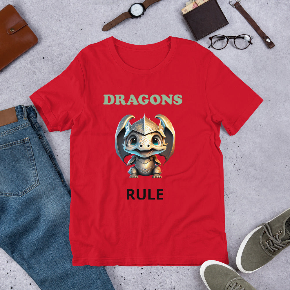 Dragons Rule unisex t-shirt