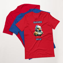 Load image into Gallery viewer, Duckies Rule unisex t-shirt
