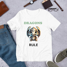 Load image into Gallery viewer, Dragons Rule unisex t-shirt
