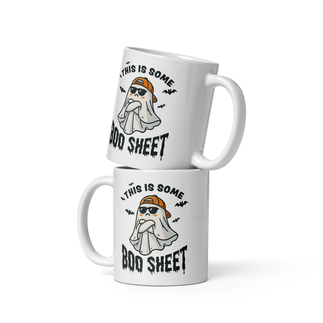 This is Some Boo sheet white glossy mug